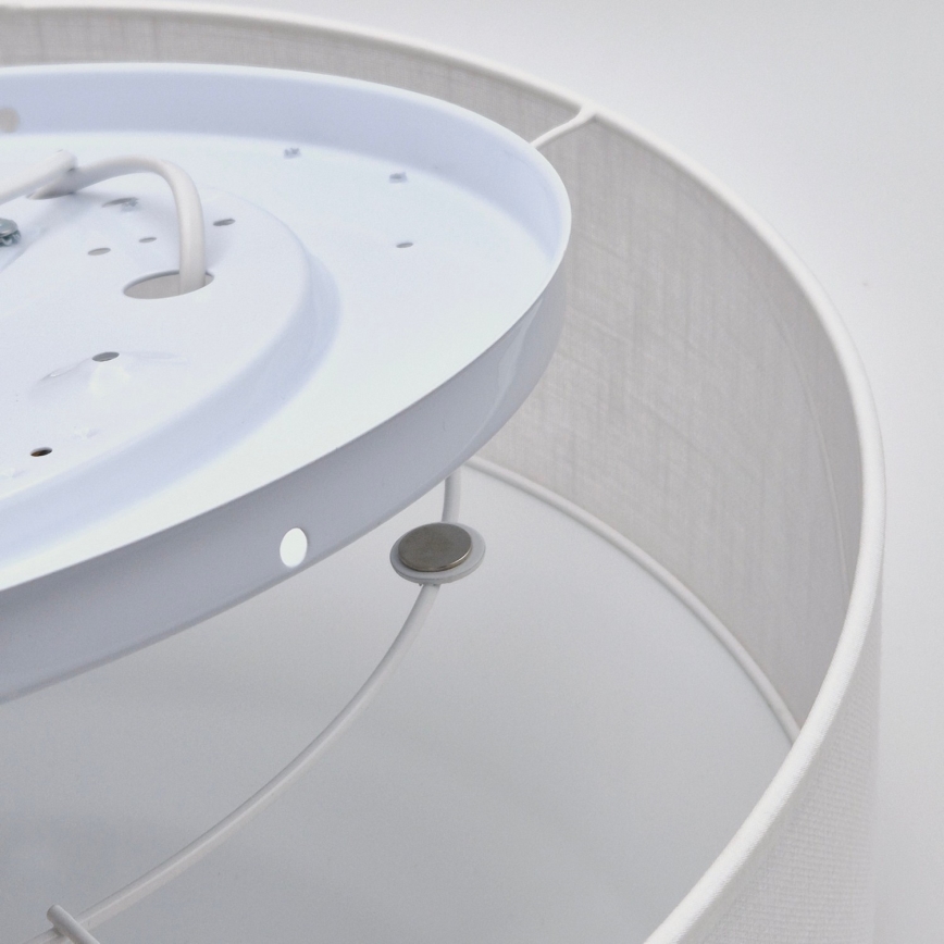 Stropné svietidlo SIRJA 2×E27/15W/230V priemer 45 cm biele