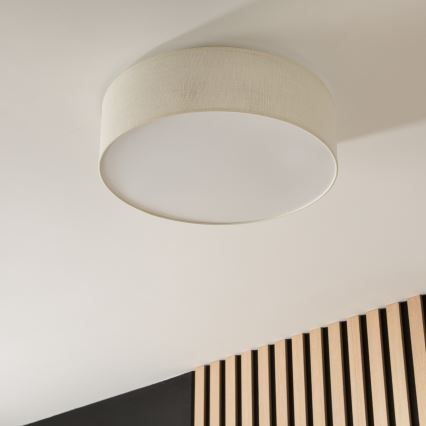 Stropné svietidlo SIRJA 2×E27/15W/230V Ø 45 cm krémové