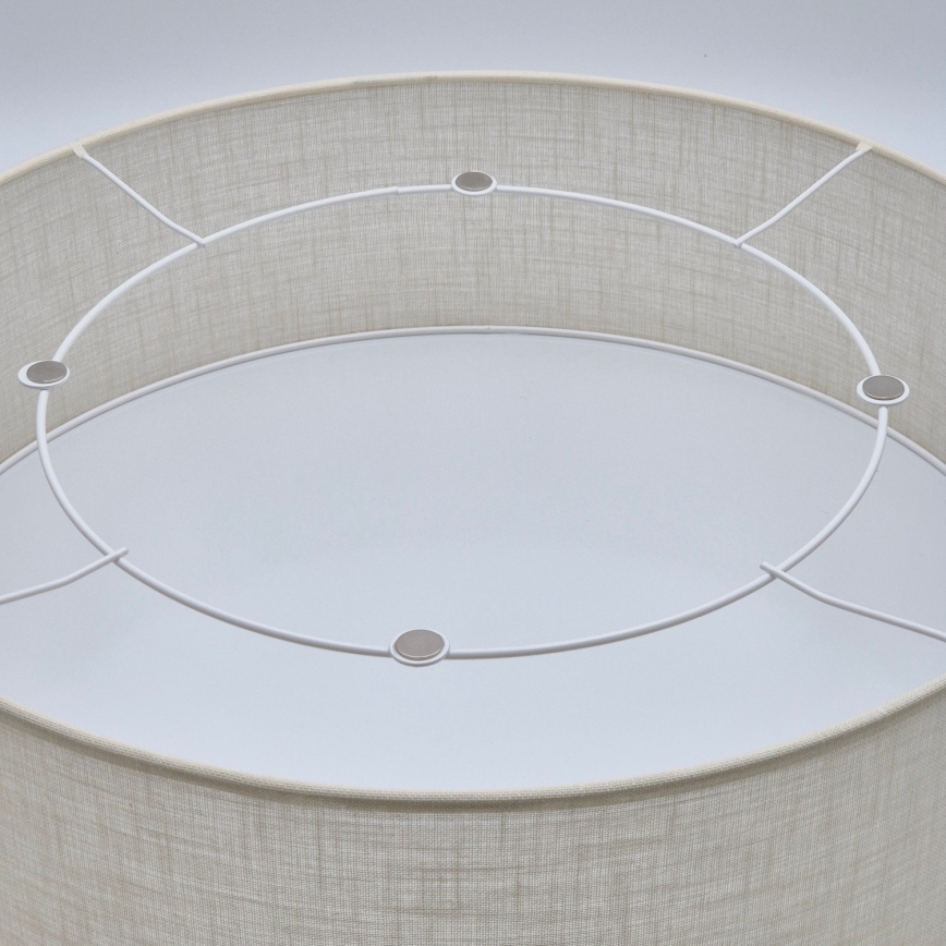 Stropné svietidlo SIRJA 2×E27/15W/230V Ø 45 cm krémové