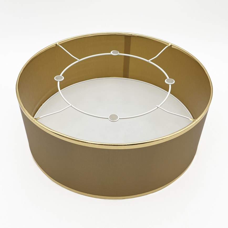 Stropné svietidlo SIRJA DOUBLE 2xE14/15W/230V, priemer 35 cm, hnedá/zlatá