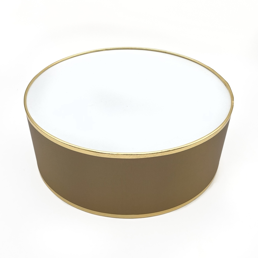 Stropné svietidlo SIRJA DOUBLE 2xE14/15W/230V, priemer 35 cm, hnedá/zlatá