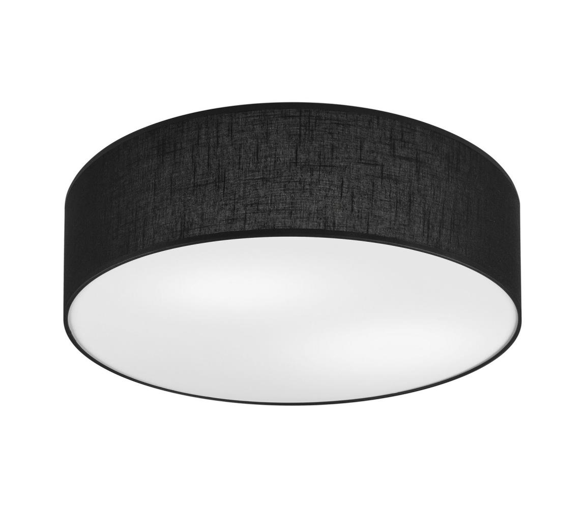  Stropné svietidlo SIRJA DOUBLE 4xE27/15W/230V pr. 45 cm čierna 