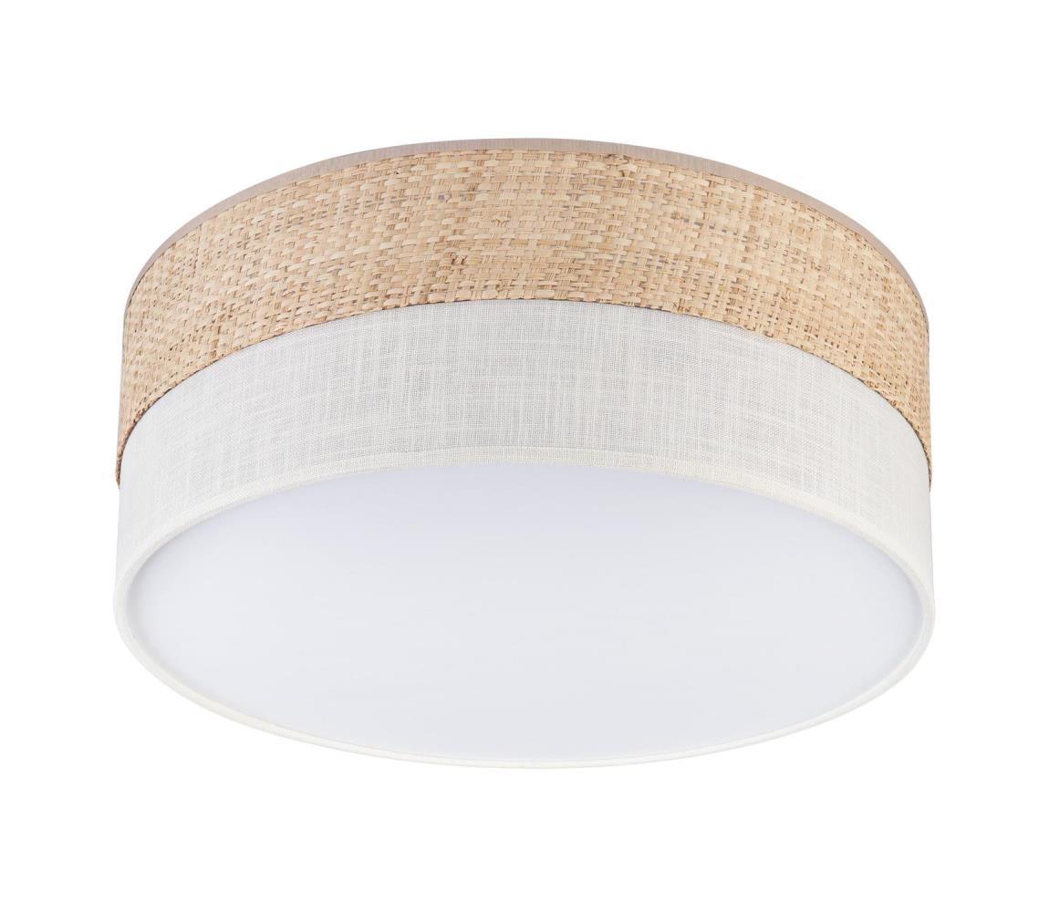 Stropné svietidlo SIRJA DOUBLE BOHO 2xE14/15W/230V, priemer 35 cm, béžové/krémové LM-1.296/KREM