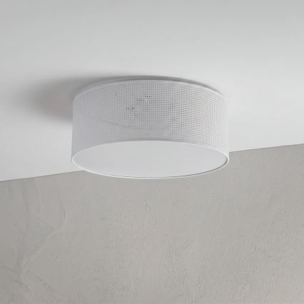 Stropné svietidlo SIRJA PLISADO 2xE27/15W/230V pr. 35 cm biela