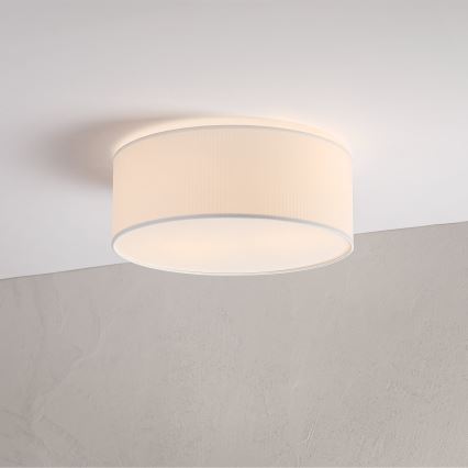 Stropné svietidlo SIRJA PLISADO 2xE27/15W/230V priemer 35 cm biela