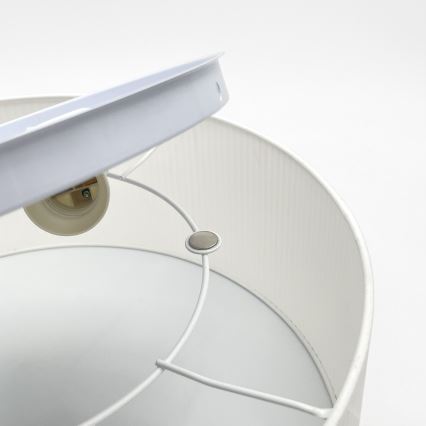 Stropné svietidlo SIRJA PLISADO 2xE27/15W/230V priemer 35 cm biela