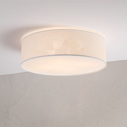 Stropné svietidlo SIRJA PLISADO 4xE27/15W/230V pr. 45 cm biele