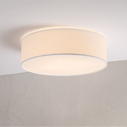 Stropné svietidlo SIRJA PLISADO 4xE27/15W/230V pr. 45 cm biele