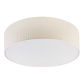 Stropné svietidlo SIRJA PLISADO 4xE27/15W/230V pr. 45 cm krémové