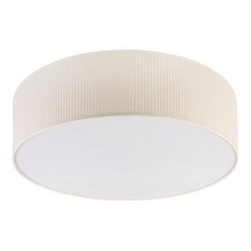 Stropné svietidlo SIRJA PLISADO 4xE27/15W/230V pr. 45 cm krémové