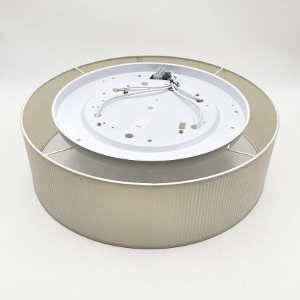 Stropné svietidlo SIRJA PLISADO 4xE27/15W/230V pr. 45 cm krémové