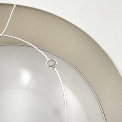 Stropné svietidlo SIRJA PLISADO 4xE27/15W/230V pr. 45 cm krémové