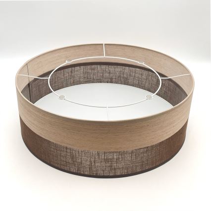 Stropné svietidlo SIRJA WOOD 2xE27/15W/230V pr. 45 cm hnedá/dub
