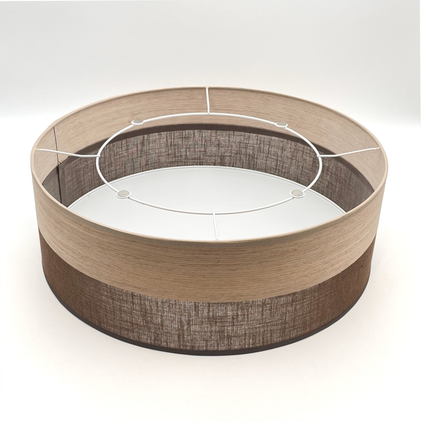 Stropné svietidlo SIRJA WOOD 2xE27/15W/230V pr. 45 cm hnedá/dub