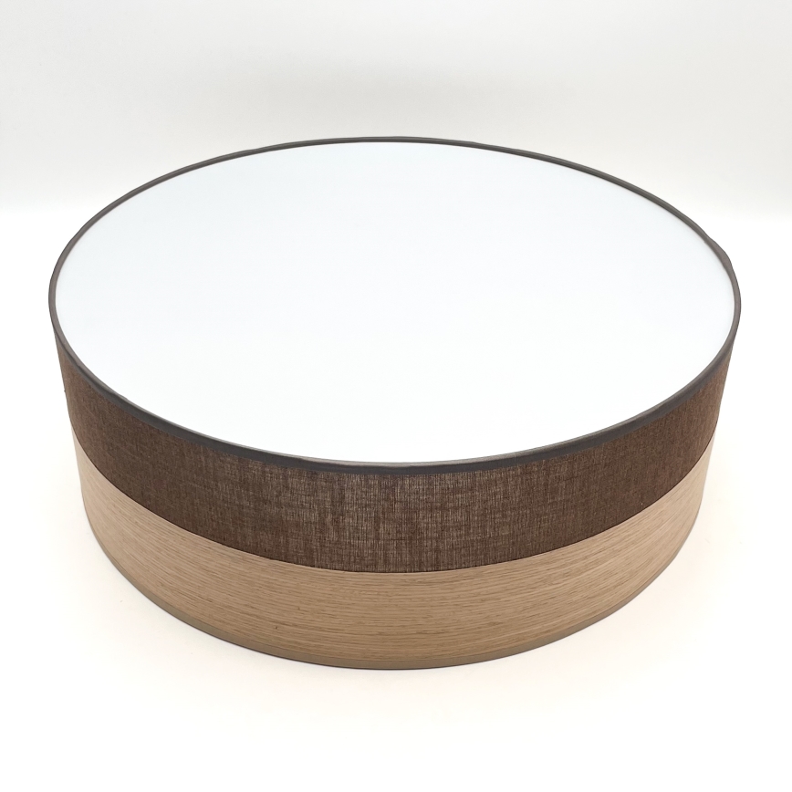 Stropné svietidlo SIRJA WOOD 2xE27/15W/230V pr. 45 cm hnedá/dub