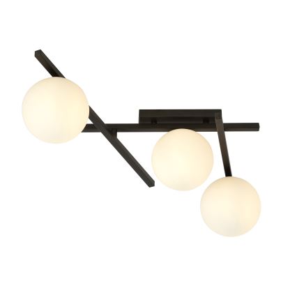 Stropné svietidlo SMART 3xE14/10W/230V čierna/biela
