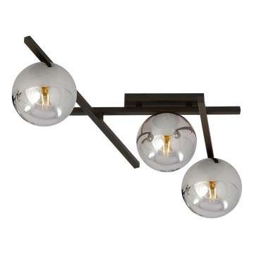 Stropné svietidlo SMART 3xE14/10W/230V čierna/šedá