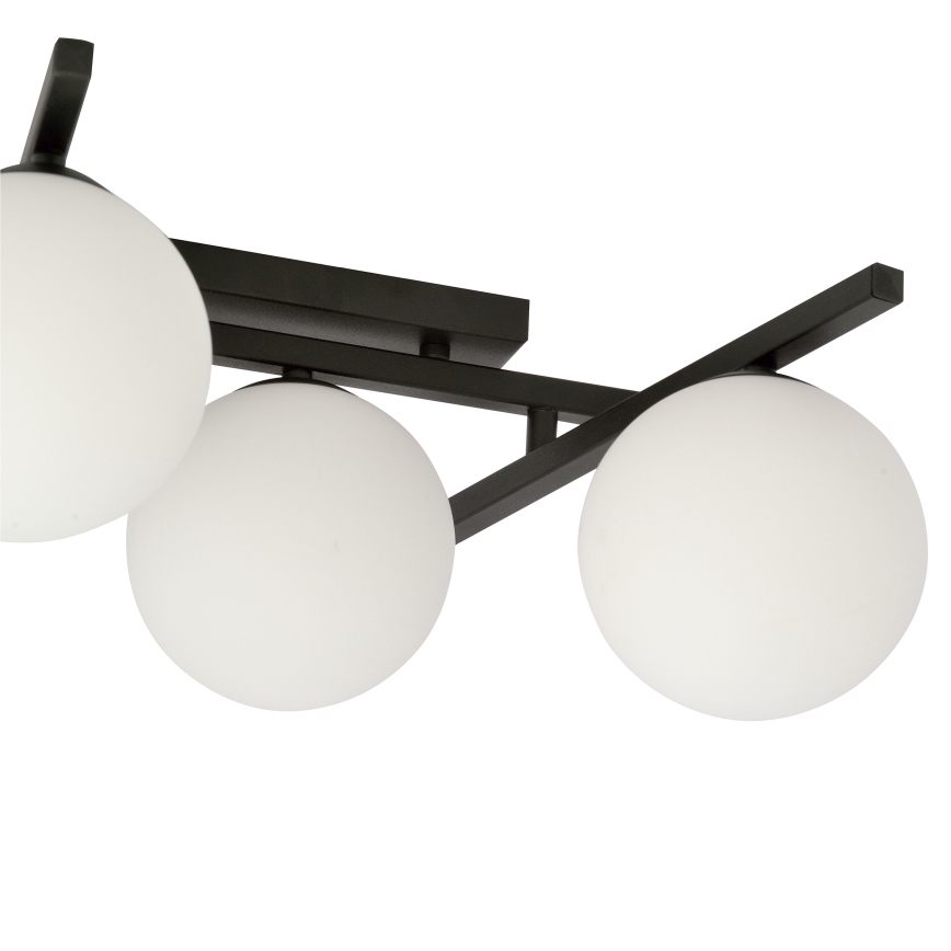 Stropné svietidlo SMART 4xE14/10W/230V čierna/biela