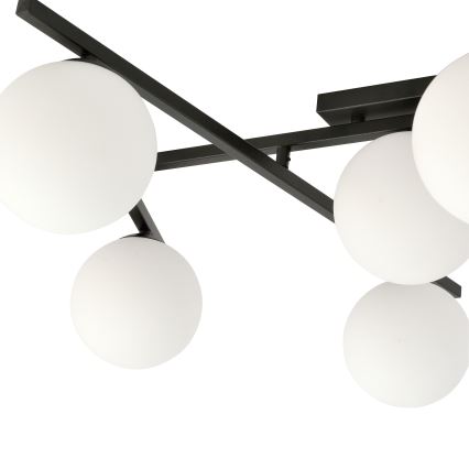 Stropné svietidlo SMART 4xE14/10W/230V čierna/biela