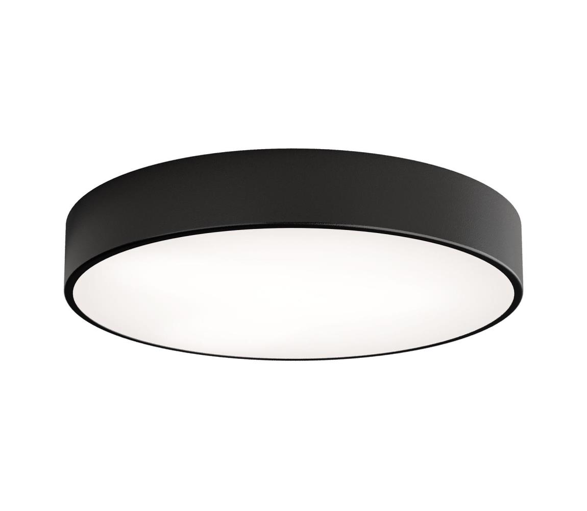 Stropné svietidlo so senzorom CLEO 4xE27/24W/230V, priemer 50 cm, čierne 5907623620958