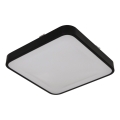 Stropné svietidlo so senzorom WILTON 2xE27/60W/230V 33x33 cm čierne