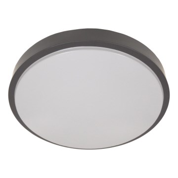 Stropné svietidlo so senzorom WILTON 2xE27/60W/230V pr. 33 cm antracit