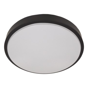 Stropné svietidlo so senzorom WILTON 2xE27/60W/230V priemer 33 cm čierne