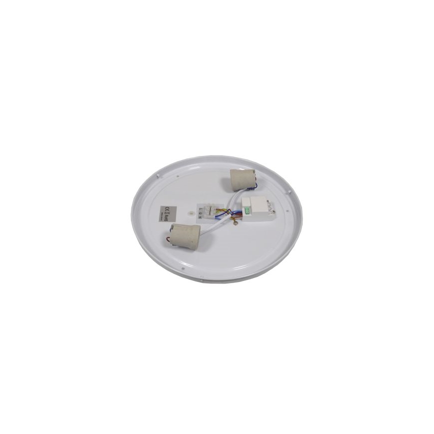 Stropné svietidlo so senzorom WILTON 2xE27/60W/230V priemer 33 cm čierne