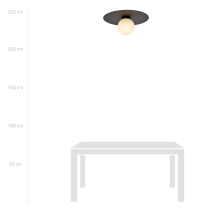 Stropné svietidlo SOLAR 1xE14/10W/230V čierna/biela
