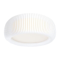 Stropné svietidlo STRIPES 2xE27/40W/230V pr. 55 cm biela/krémová