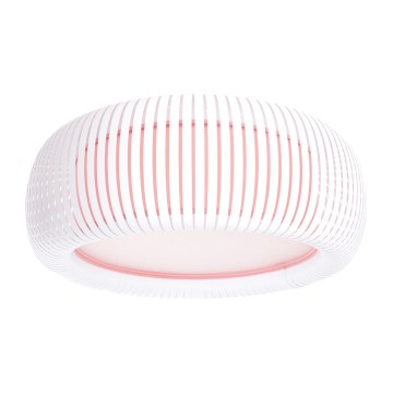 Stropné svietidlo STRIPES 2xE27/40W/230V priemer 55 cm biela/ružová