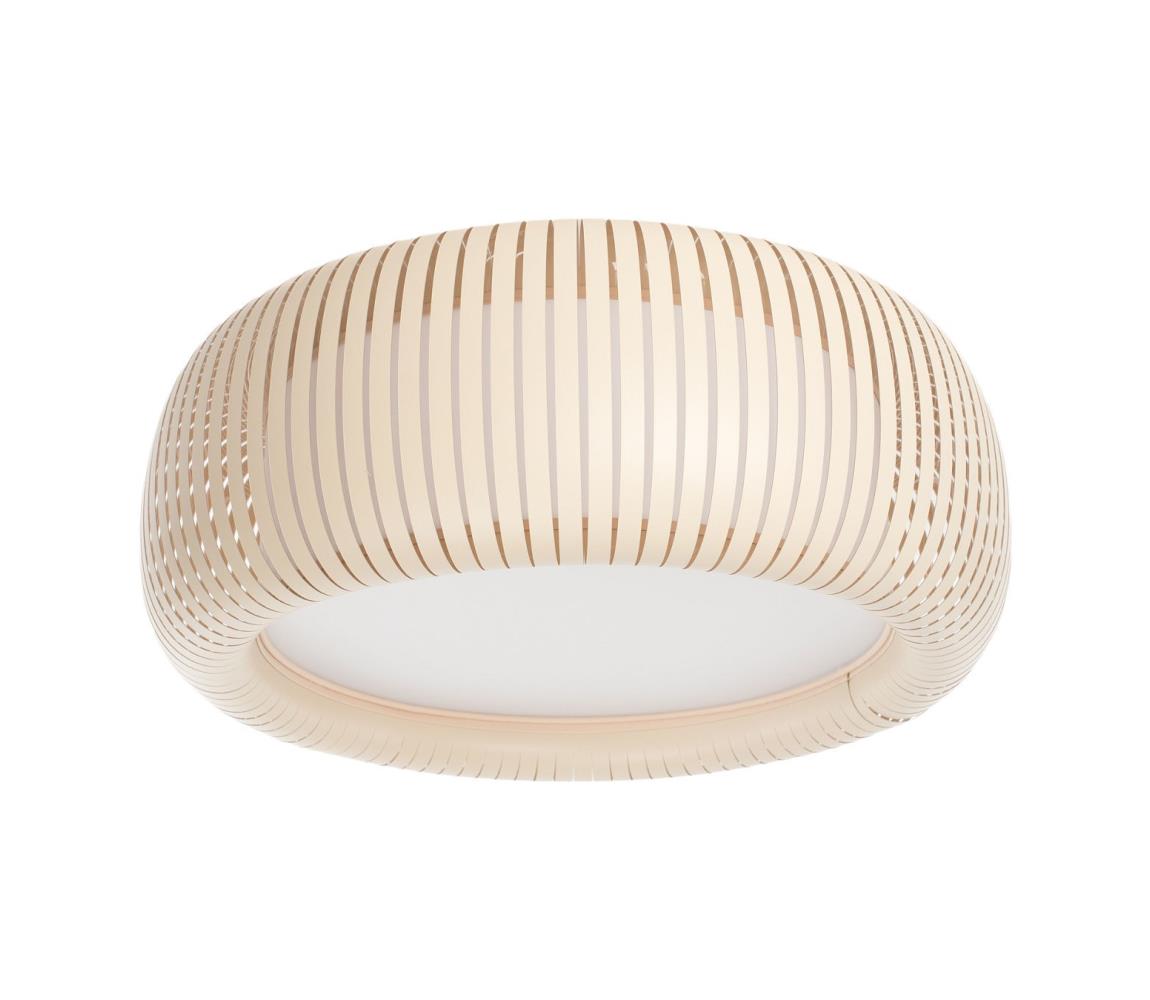 Stropné svietidlo STRIPES 2xE27/40W/230V priemer 55 cm krémová/biela OBL-090-004-40