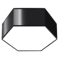 Stropné svietidlo SUNDE 2xE27/60W/230V 11,5 cm čierna