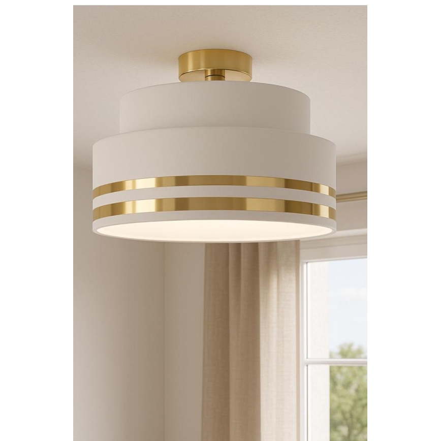 Stropné svietidlo TAMI 1xE27/60W/230V krémová/zlatá