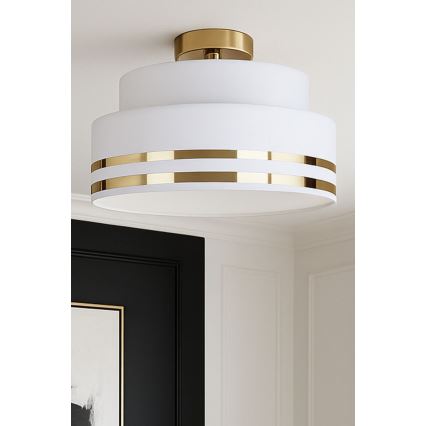 Stropné svietidlo TAMI 1xE27/60W/230V krémová/zlatá