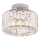 Stropné svietidlo VETRO 1xE27/15W/230V pr. 24,5 cm matný chróm