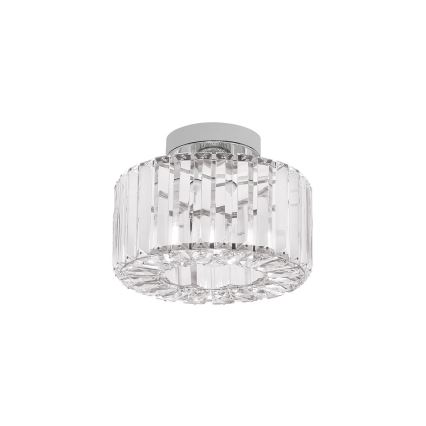 Stropné svietidlo VETRO 1xE27/15W/230V pr. 24,5 cm matný chróm