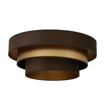 Stropné svietidlo WENTA 1xE27/60W/230V pr. 50 cm hnedé/zlaté