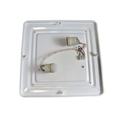 Stropné svietidlo WILTON 2xE27/60W/230V 33x33 cm antracit