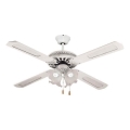 Stropný ventilátor 4xE27/70W/230V, priemer 132 cm, biely