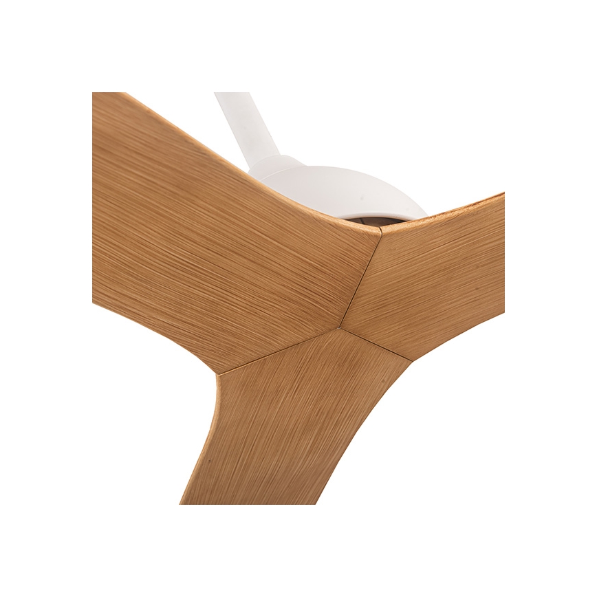 Stropný ventilátor pr. 132 cm béžová/biela + diaľkové ovládanie