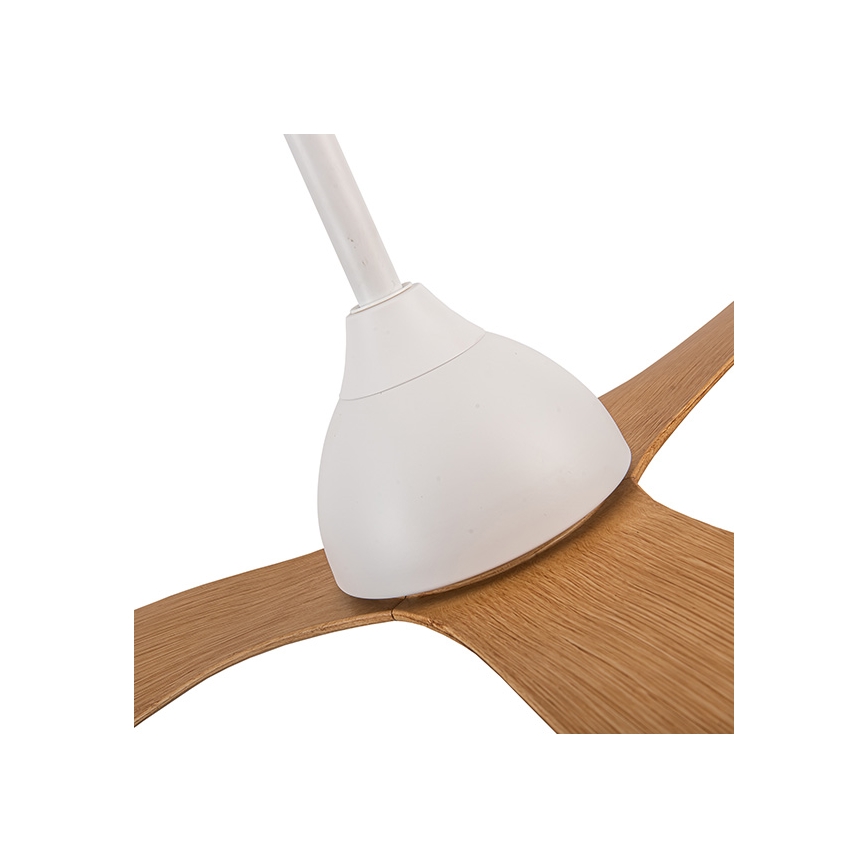 Stropný ventilátor pr. 132 cm béžová/biela + diaľkové ovládanie