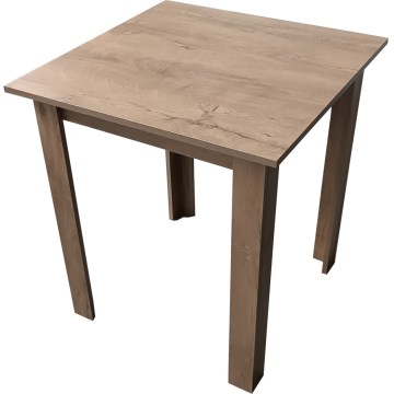 Štvorcový jedálenský stôl LEVI dub sonoma