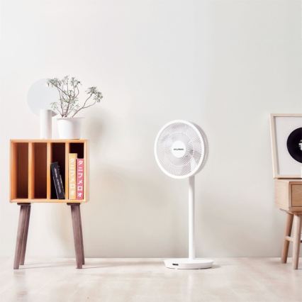 Stylies - Stojanový ventilátor 2v1 ANTILA 25W/230V 88 cm biela + diaľkové ovládanie