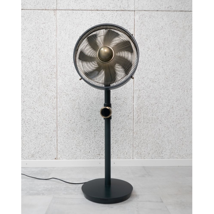 Stylies - Stojanový ventilátor URANUS 35W/230V 94 cm čierny