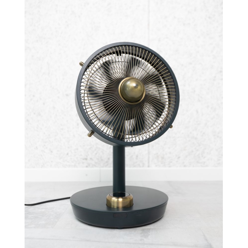 Stylies - Stolný ventilátor CEPHEUS 24W/230V čierny
