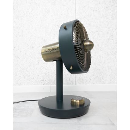 Stylies - Stolný ventilátor CEPHEUS 24W/230V čierny