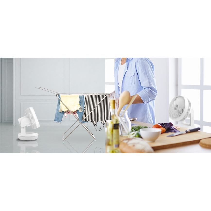Stylies - Stolný ventilátor TARA 45W/230V biela