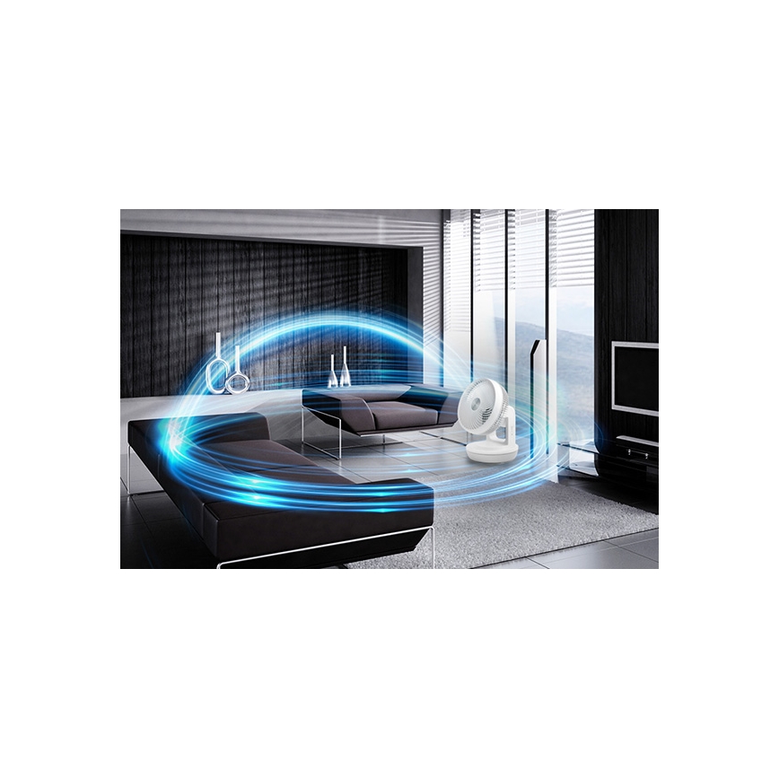 Stylies - Stolný ventilátor TARA 45W/230V biela
