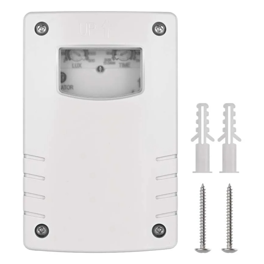 Súmrakový spínač 1800W/230V IP65 biely